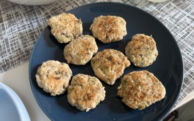 Hamburguesas de pavo y champiñones