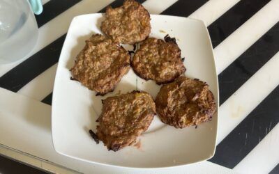 Galletas de plátano y coco