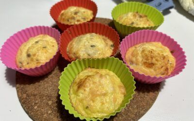 Muffins de pescado y coliflor