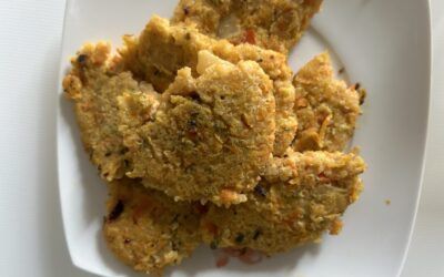 Tortitas de quinoa y pimiento